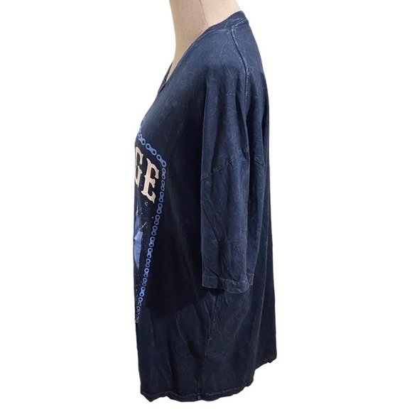 Shirts Happen Vintage Gear Head Blue with White Graphic Skull Tee Shirt Size 2XL - Picture 3 of 10